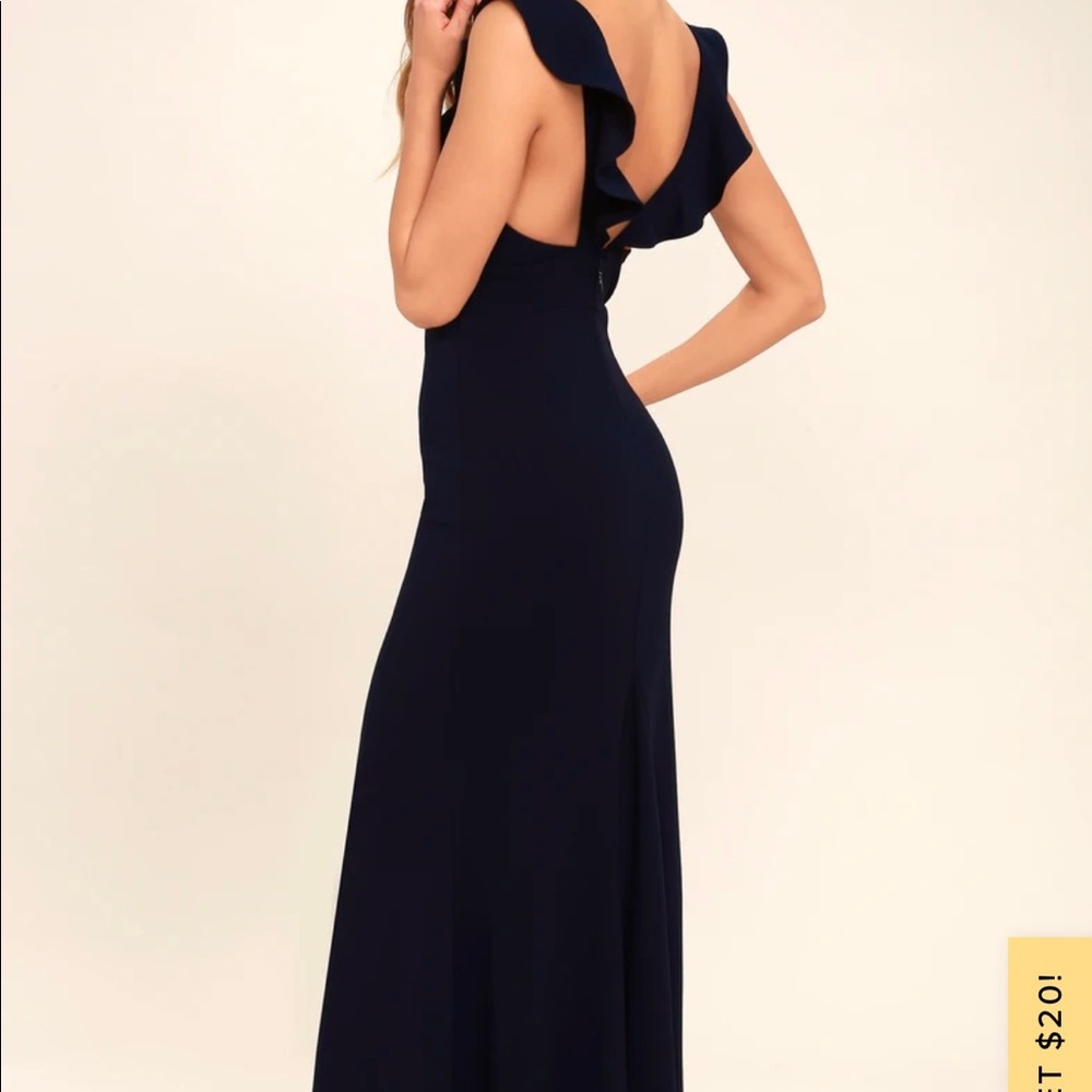 Lulus formal dress XS navy blue